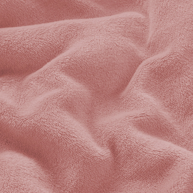 Faux Fur Reversible Fleece Throw Blanket – Soft & Cozy, Kingsize (5'), Pink