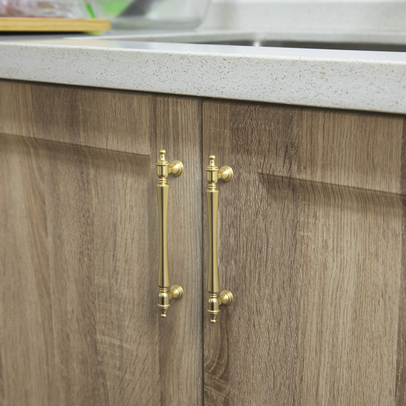 Elegant Cabinet Bar Pull Multipack, 5", Brushed Gold
