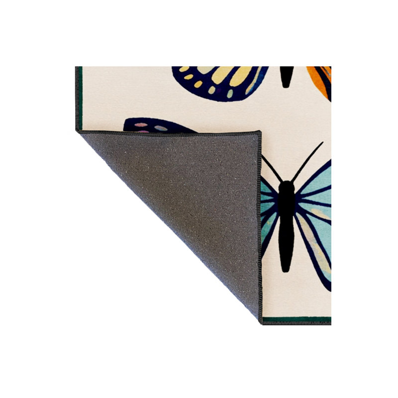 Tapis tissé à la crème Mosso, 3'3" x 6'7"