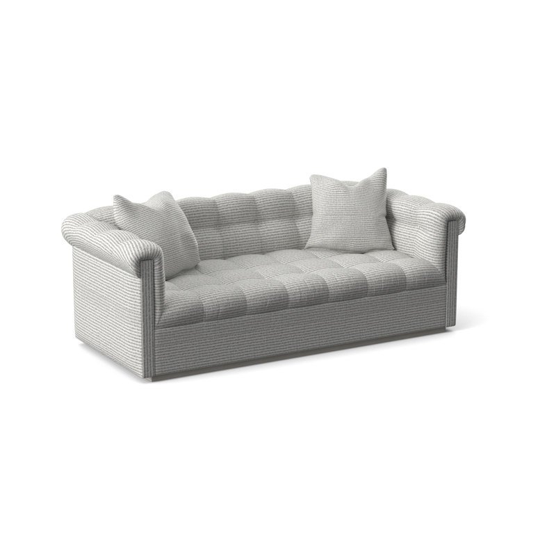 Thom Filicia Home 88" Nottingham Mid Sofa, Callaloo Cotton, Wrenn