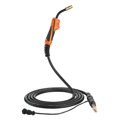 150A MIG Welding Gun with 15FT Cable, Replacement for Miller M-15/M-150 (249041) - with 5PCS Mig Welding Contact Tips