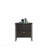 Dark Brown Finish 2-Drawer File Cabinet For Home Office Storage