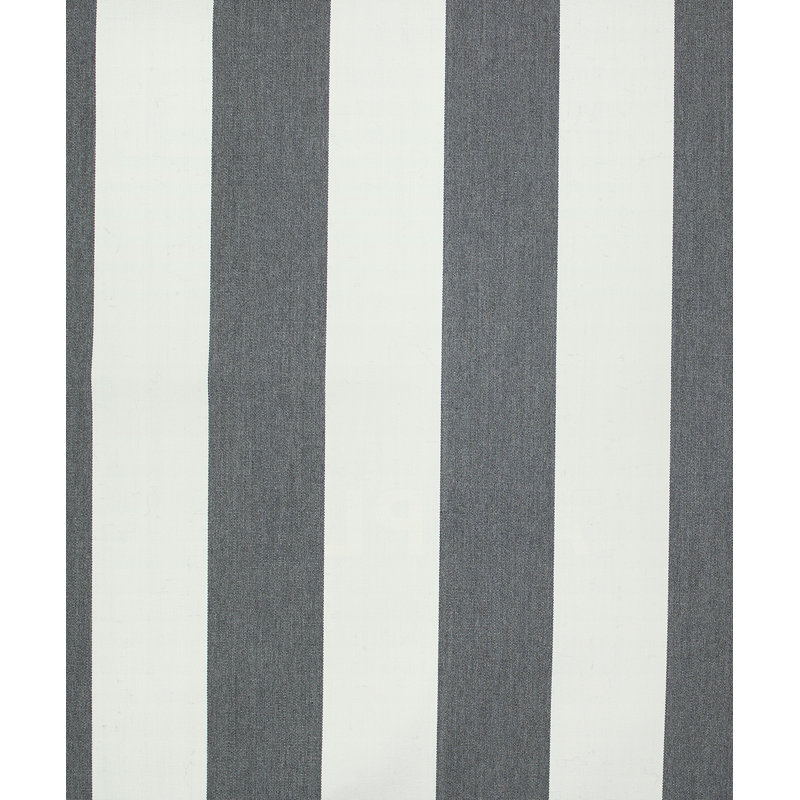 Summerland Fabric, Dark Gray/White