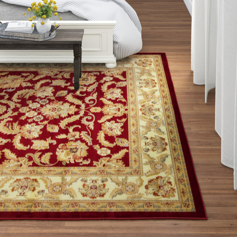 Tapis oriental beige / brique Niles, Rectangle 5 pi 3 po x 8 pi