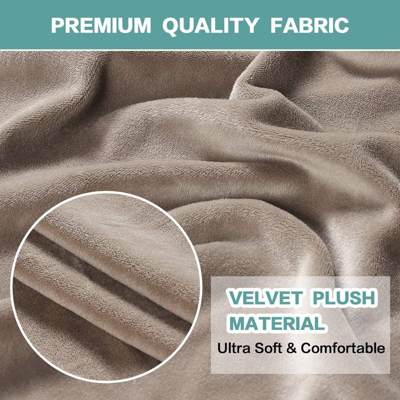 Fauteuil à coussin carré ultra doux et épais, Taupe, H 41 po x l 42 po