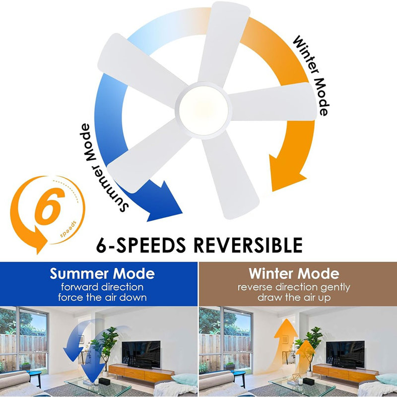 Ventilateurs de plafond avec lumières, ventilateur de plafond moderne à profil bas avec ...