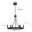 6 - Light Dimmable Wagon Wheel Chandelier-481397710
