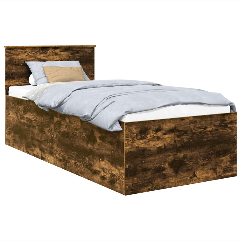 Bed Frame, Small Single (2'6), Smoked Oak