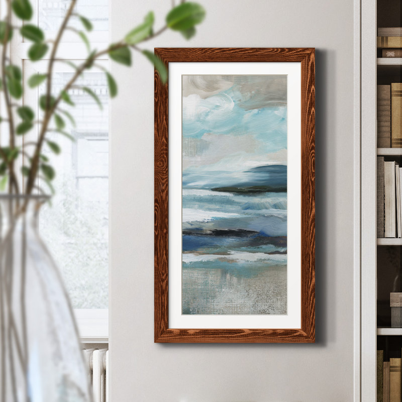 «Distant Drama II», peinture sur toile encadrée, Érable