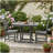 Gray HDPE Outdoor Patio Dining Set, 37.8 in. Square Table with 2 Chairs, All-Weather 3-Piece Bistro Set-314496400