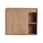 Meuble-lavabo mural 24 po avec lavabo en céramique blanche et porte à fermeture en douceur