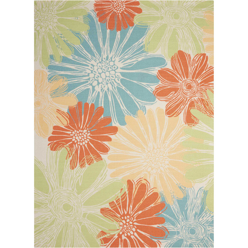 Yvona Indoor / Outdoor Rug, Rectangle 5'3" x 7'5"