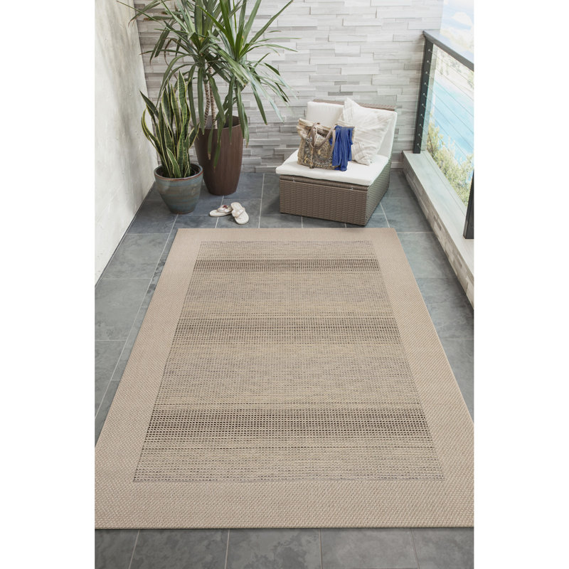 Tapis intérieur / extérieur Camina, Rectangle 5 pi 3 po x 7 pi 3 po