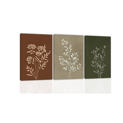 3 Piece Wrapped Canvas Wall Art