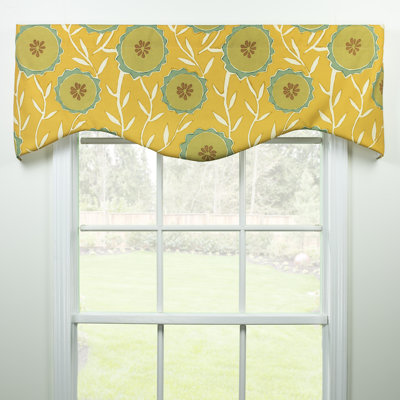 Hunnewell retro Floral 51" Window Valance