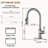CASAINC 1.8 GPM Single-Handle Pull-Down Kitchen Faucet Single Hole Faucet-92871926