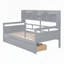 Lit de jour simple polyvalent avec tablettes et tiroirs pour la détente et le rangement-552328459