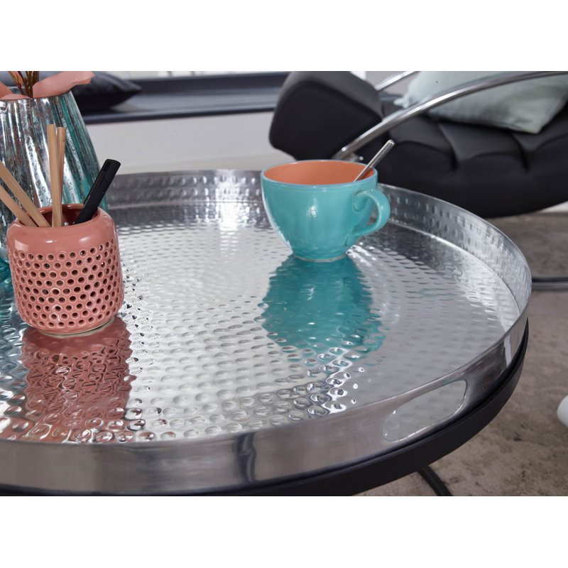 Gefen Frame Coffee Table, Silver