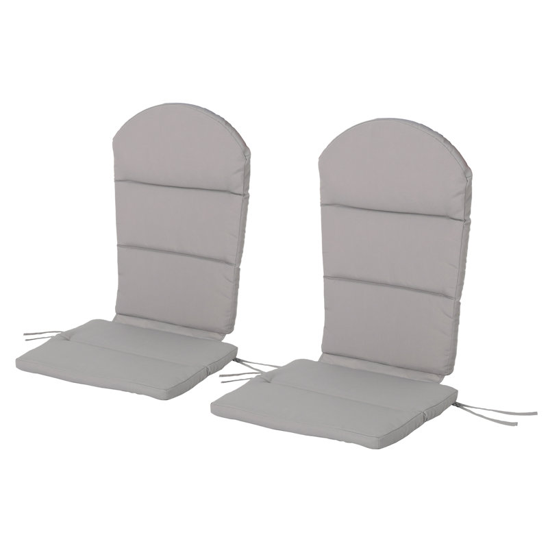 Outdoor Adirondack Chair Cushion, Gray