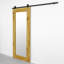 Wyalusing Oak Wood Sliding Barn Door Mirror-1583565729-1583565733