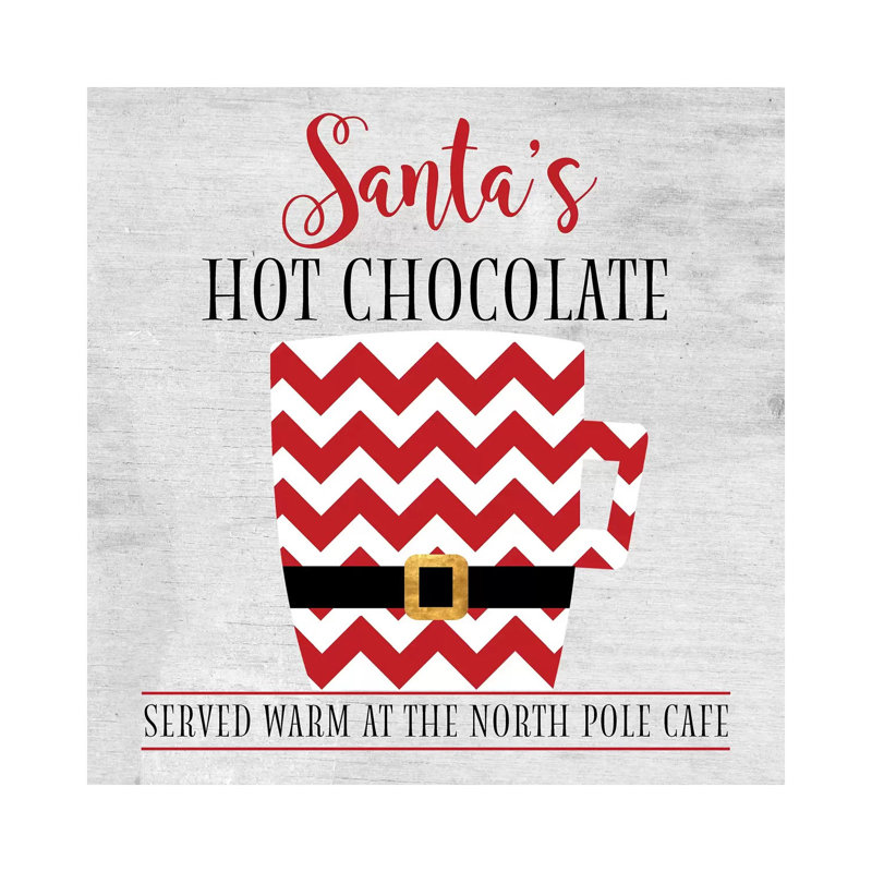 North Pole Cafe by Anna Quach - Wrapped Canvas Print, 66.04cm H x 66.04cm W