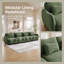 Luxueux canapé surdimensionné en chenille avec design ergonomique et confort semblable à un nuage - Canapé modulaire facile à assembler pour une vie moderne-1493712149-1493712137