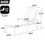 Chaise longue d'extérieur en aluminium Cheshire-966873894