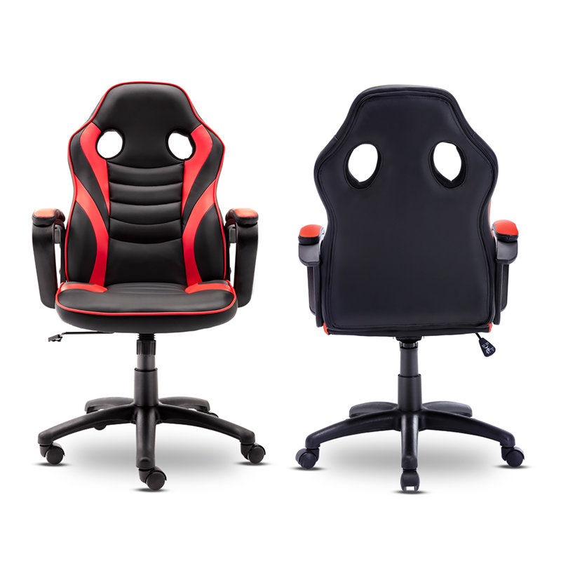 Fauteuil de jeu en cuir, Rouge