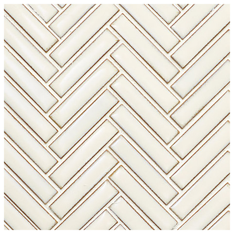 2'' x 1'' Ceramic Mosaic Tile, Dandelion