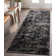  Tapis oriental rétro noir