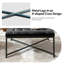 Table basse en cuir véritable Anahli Tatiana-327343973