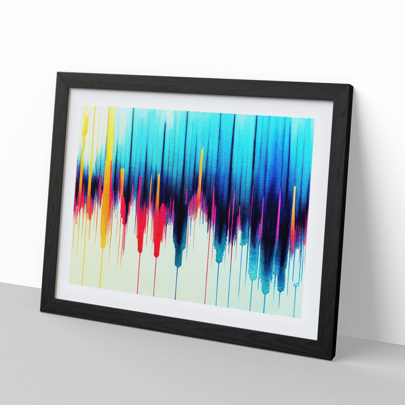 Equalizer Audio Vol.3 Abstract - Wall Art, 46cm H x 64cm W x 2cm D, Black