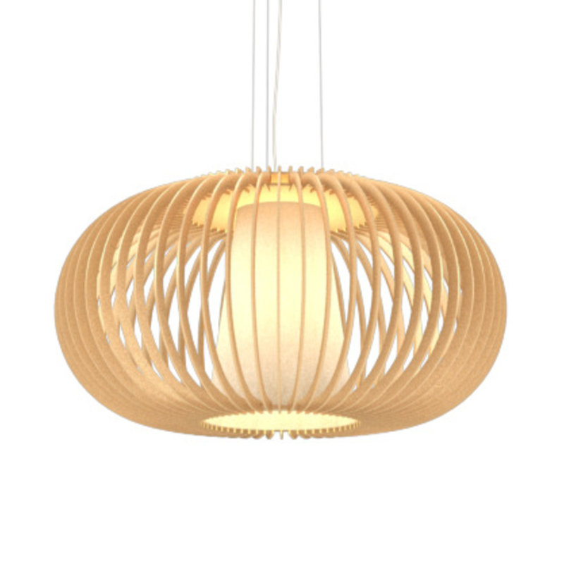 Stecche Di Legno 1 - Light Pendant, 16.38" H x 30.42" W x 30.42" D, Imbuia