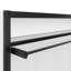 Lit escamotable contemporain Zenvia avec tablette de rangement intégrée pour petite chambre à coucher, chambre d'amis-116162422