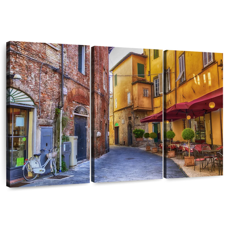 Sirci Street à Lucca, H 24 po x l 38 po