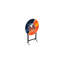 Table de social - Base en X - Rond-36034250