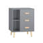 Rousseau 48cm W Manufactured Wood Bedside Table-1758487947