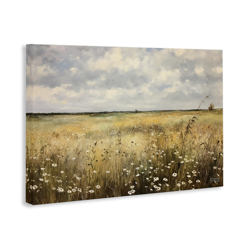 Art mural sur toile Traditional County Field par Roozbeh Bahramali, H 30 po x l 45 po