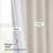 Armita Italian Faux Linen Room Darkening Curtains for Bedroom & Living Room Curtains - Single Panel Window Curtains-1943634164-1943634166