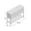 Console en bois massif 45,7 po Sadie-24736837