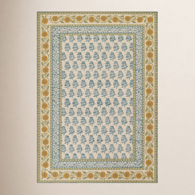 Anders Multi Floral Wool Rug