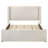Kelaa Boucle Upholstered Queen Wingback Bed White-1351350066