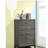 Gregory Grey Oak 5-Drawer Chest