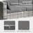 Elsea 78.75 " W Straight Wicker Patio Sofa with Cushions-1611899836