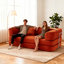 Canapé-lit compressé avec coussin-1363503661