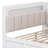 Modern Daybed System Combining Workspace, Open Shelving, and Hidden Trundle, Equipped with Smart Charging Ports and Customizable LED Lights-1214415386