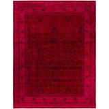 Overdyed One-of-a-Kind 9' 2" X 12' 1" Hand Knotted Area Rug