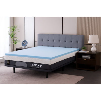  Cooling Gel Memory Foam Mattress Topper Twin Xl 3 Inch – Cooling, Ventilated, Pressure-relieving Medium Soft Bed Topper