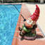 Statue de gnome de jardin Frank Exhart Good Time Fishing, 13 po
