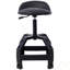 Tabouret pivotant pneumatique à 360 degrés, siège mécanique à roulettes, tabouret mécanique robuste, noir-127679512